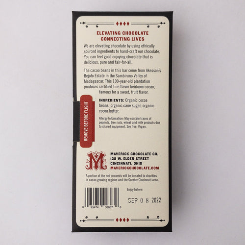 65% Madagascar Dark Chocolate