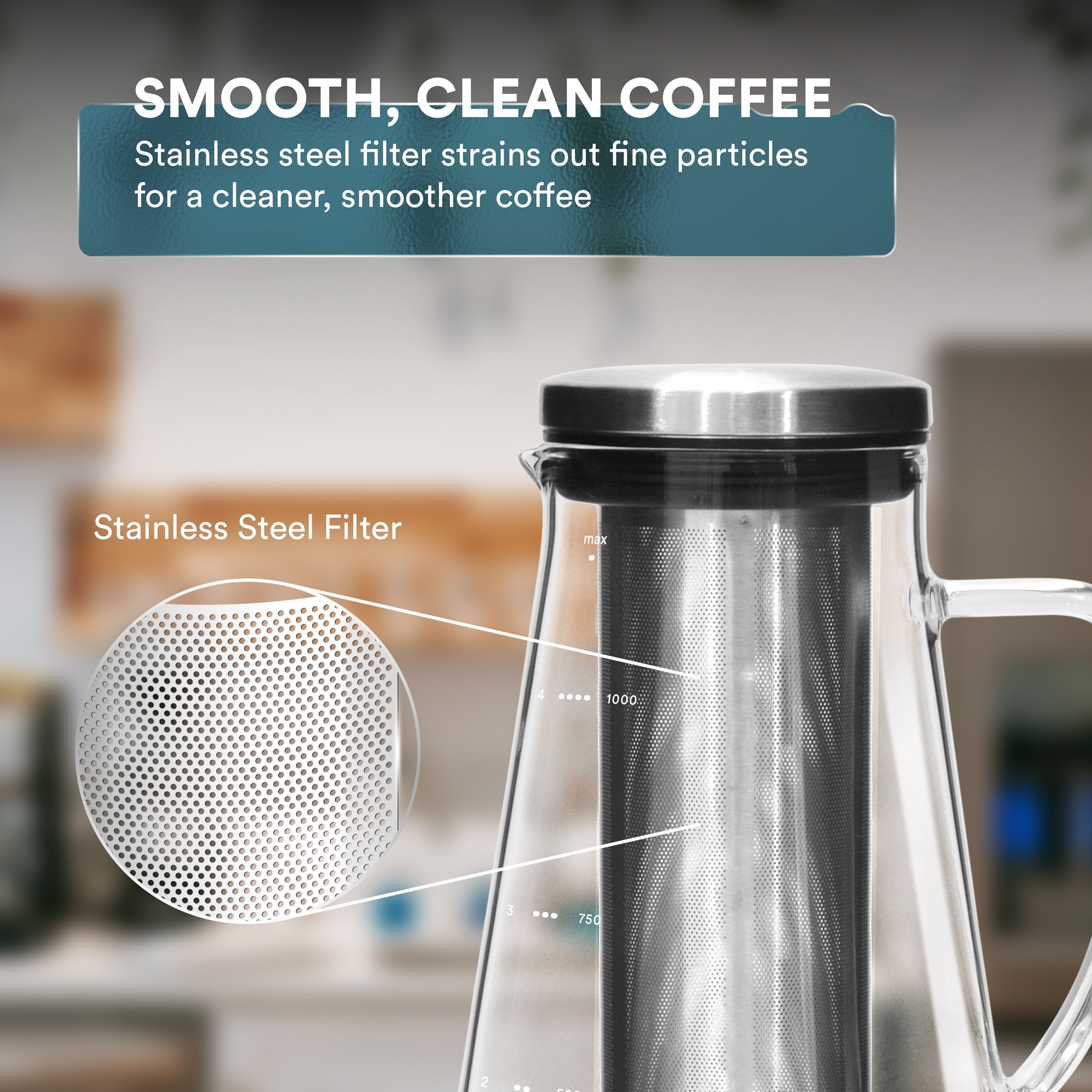 Cold Brew Maker 1.0L/34oz and 1.5L/51oz
